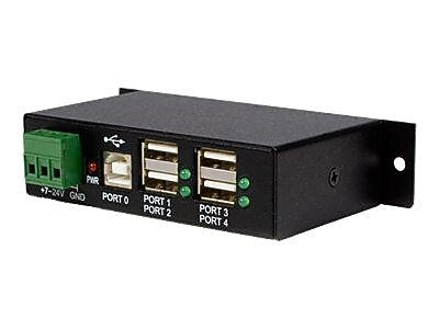 StarTech 4-Port USB 2.0 Hub, Black (V06143)