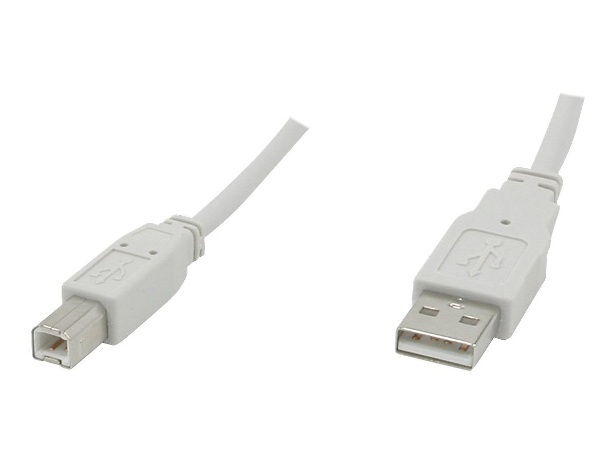 C2G® 16.4' USB 2.0 A To B Cable, White