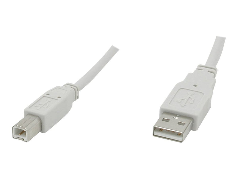 C2G® 16.4' USB 2.0 A To B Cable, White