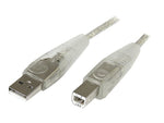 Startech® 15' A To B USB 2.0 Cable, Transparent