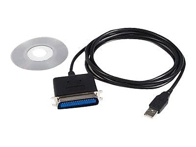 StarTech® USB to Parallel M/M Printer Adapter, 6'