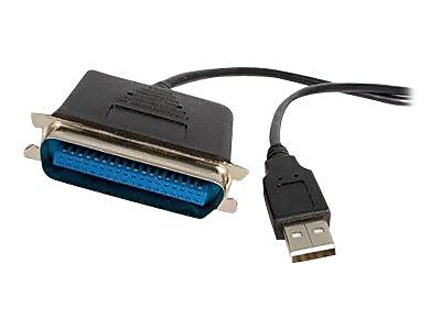 StarTech® USB to Parallel M/M Printer Adapter, 6'
