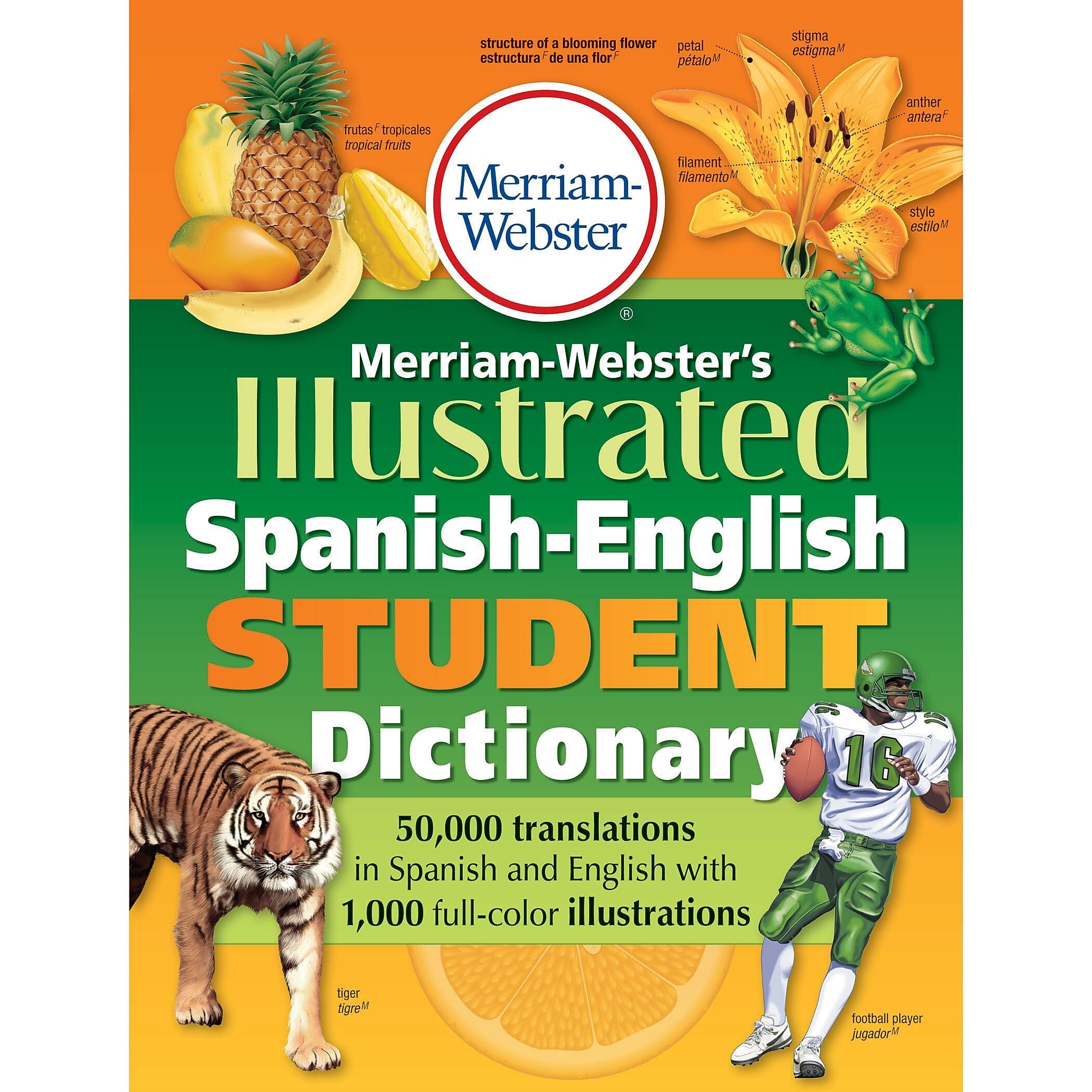 Merriam-Webster Illustrated Spanish-English Student Dictionary, Paperback