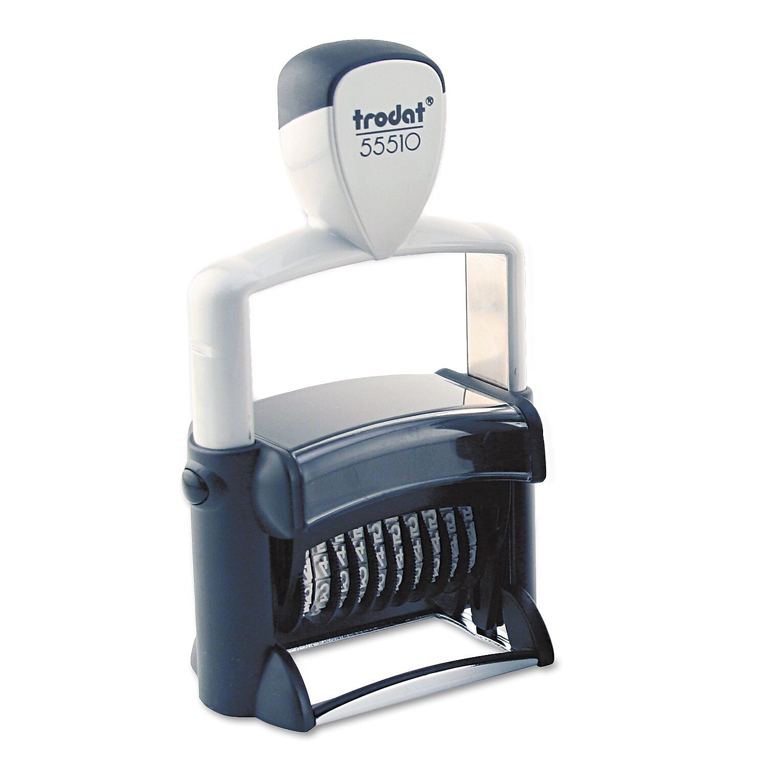 Trodat Professional Numbering Machine, Letters/Numbers, Black Ink (T55510)