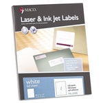 Maco® White Multipurpose Labels, 8 1/2 x 11, 100/Box (ML0100)