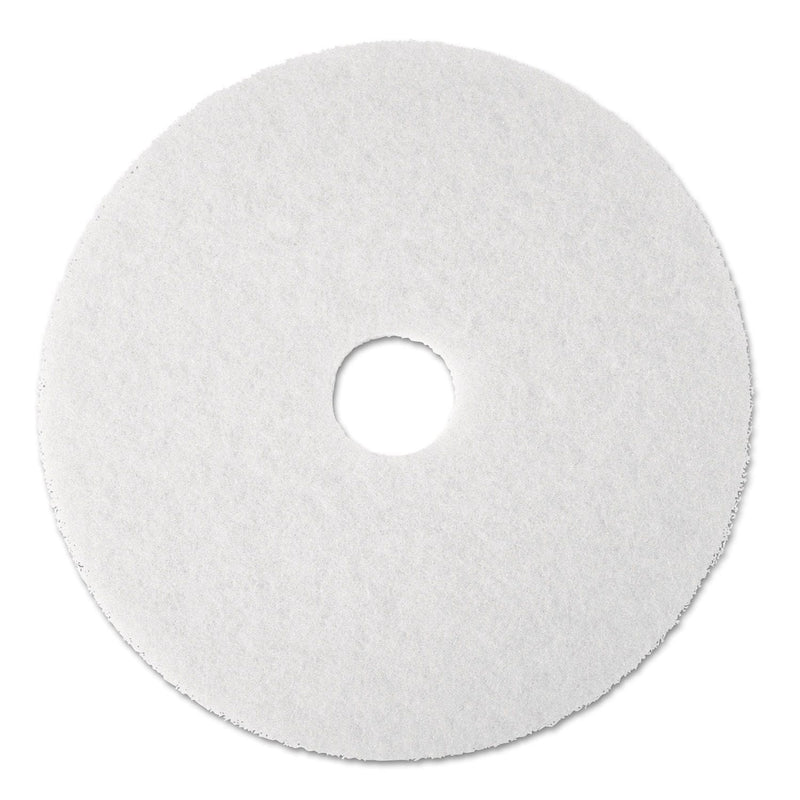 3M White Super Polish Pad, 20", 5/case (4100)