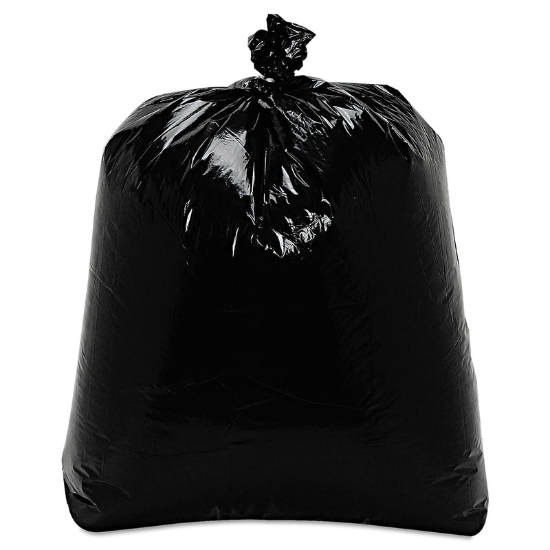 Trinity Packaging Low-Density Can Liners Trash Bags , 0.7 mil Thickness , Black , 16 gal , 500/Carton (TRN ML2432)