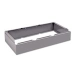 Tennsco Optional Locker Base, 36" x 6", Medium Gray (CLB3618MG)