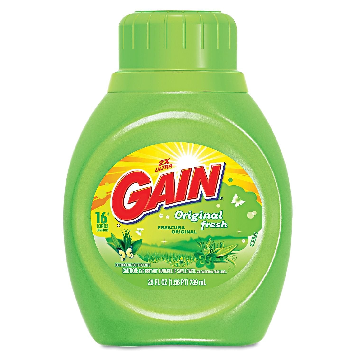 Gain HE Liquid Laundry Detergent, 16 Loads, 25 oz., 6/Carton (PGC12783CT)