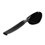 WNA Caterline® 9" Serving Utensils, Plastic, Spoon, Black, 144/Carton (WNA A7SPBL)