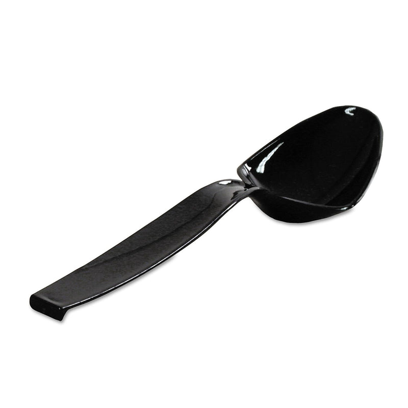 WNA Caterline® 9" Serving Utensils, Plastic, Spoon, Black, 144/Carton (WNA A7SPBL)