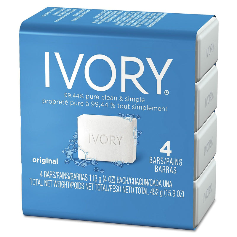 Ivory Bar Soap, Original Scent, 4oz., 72/Carton (PGC 82757)