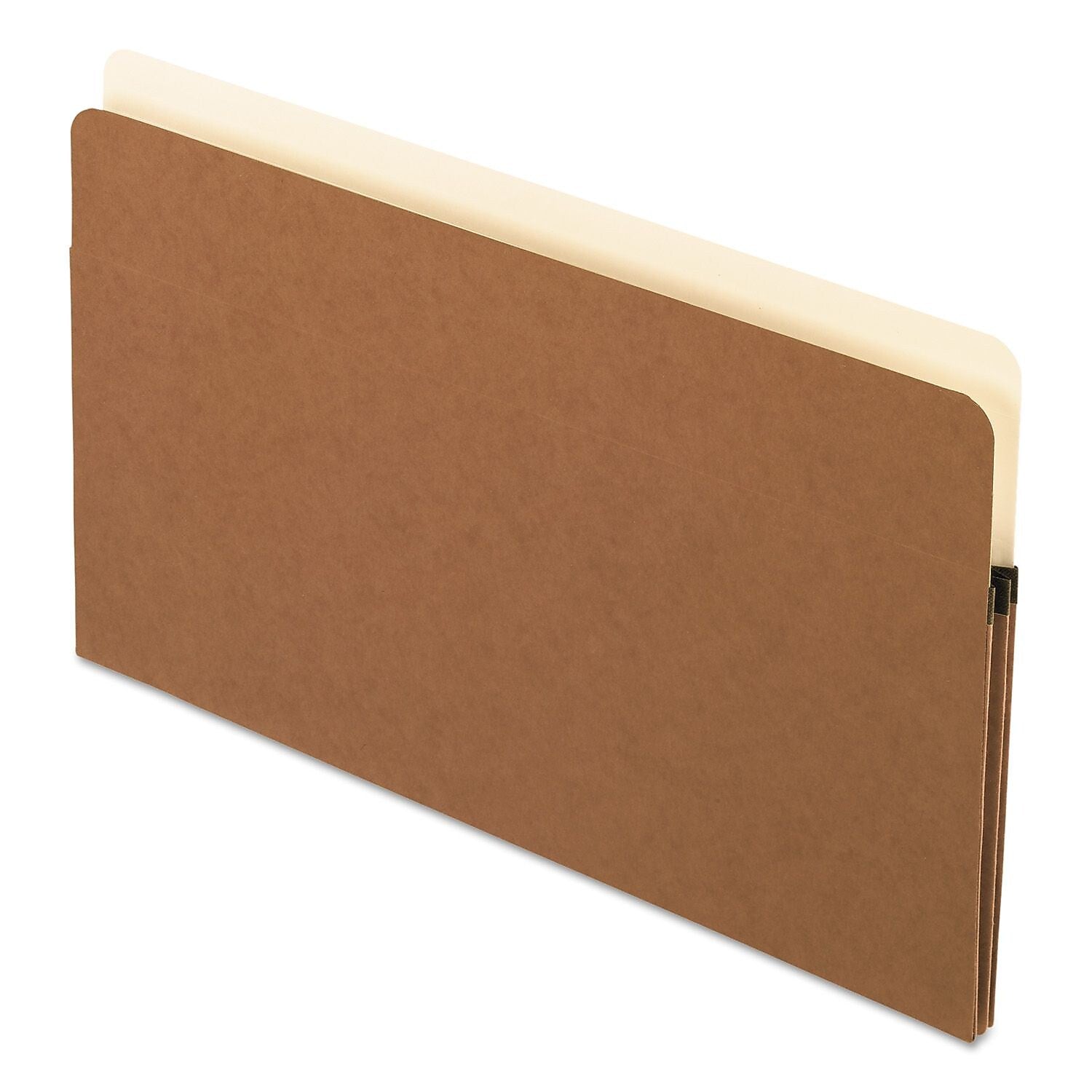 Pendaflex Reinforced File Pocket, 1 3/4" Expansion, Legal Size, Redrope, 25/Box (PFX1516COX)