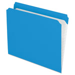 Pendaflex Recycled File Folder, Straight Cut, Letter Size, Blue, 100/Box (R152 BLU)