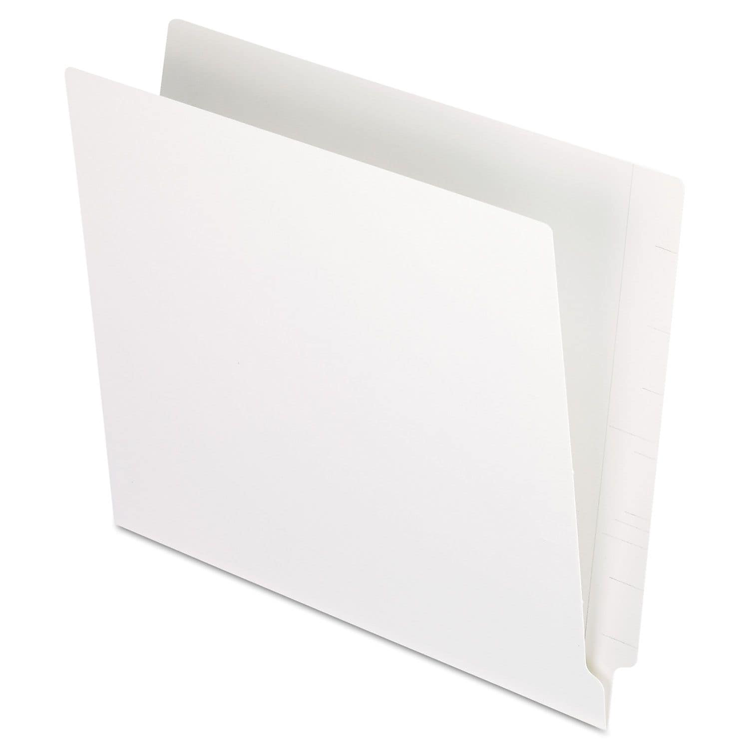 Pendaflex Recycled End Tab File Folder, Straight Cut, Letter Size, White, 100/Box (H110DW)