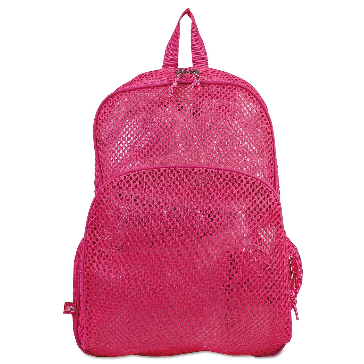 Eastsport® Mesh Backpack, Clear/English Rose, Polyester (113960BJENR)