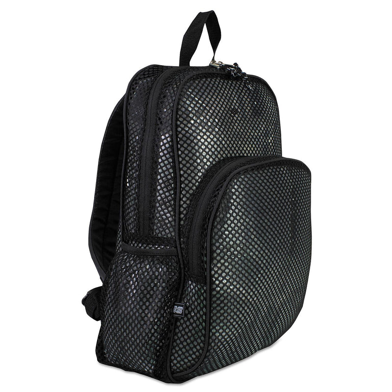 Eastsport Mesh Backpack, Black, Polyester (113960BJBLK)