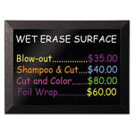 MasterVision® Kamashi Wet-Erase Board, Black, 24" X 36" X 3/4" (MM07151620)