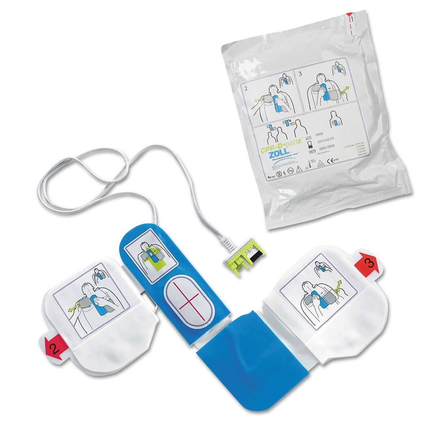 ZOLL CPR-D Padz Adult Replacement Pads (0970-0500)