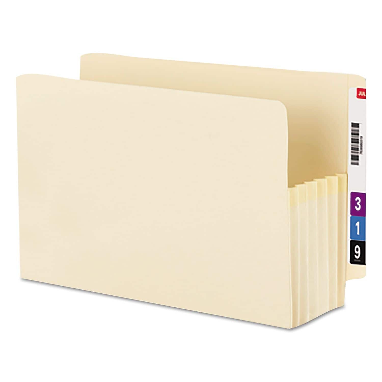 Smead® End Tab TUFF® Pockets, Manila, Letter, 10/Pack (75160)