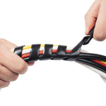 D-Line 98" Cable Tidy Wrap, Black (CTW2.5B)