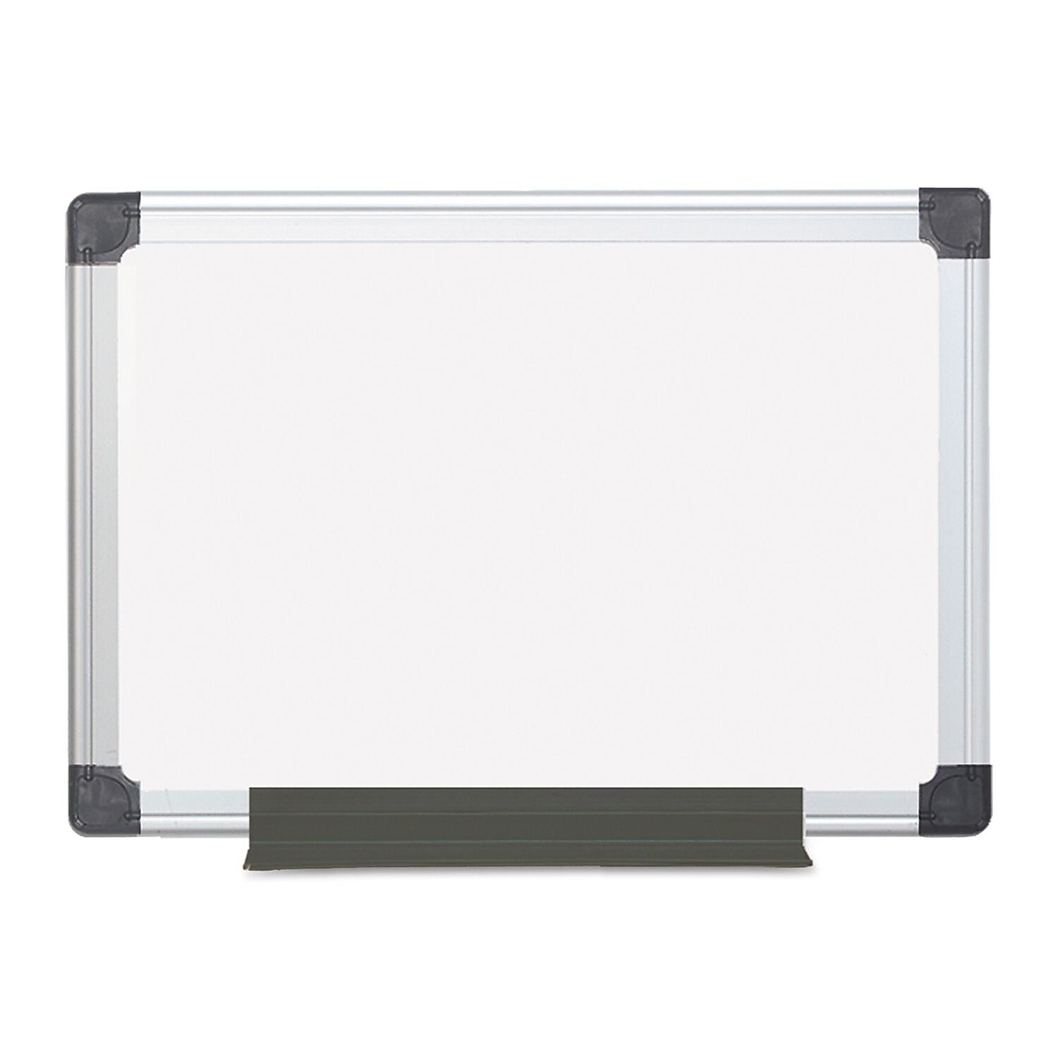MasterVision Value 24" x 18" x 3/4" Melamine Dry Erase Board, White (MA0212170MV)