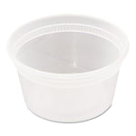 Pactiv DELItainer® Microwavable Container Combo, 12 oz, Clear, 240/carton (PAC YL2512)