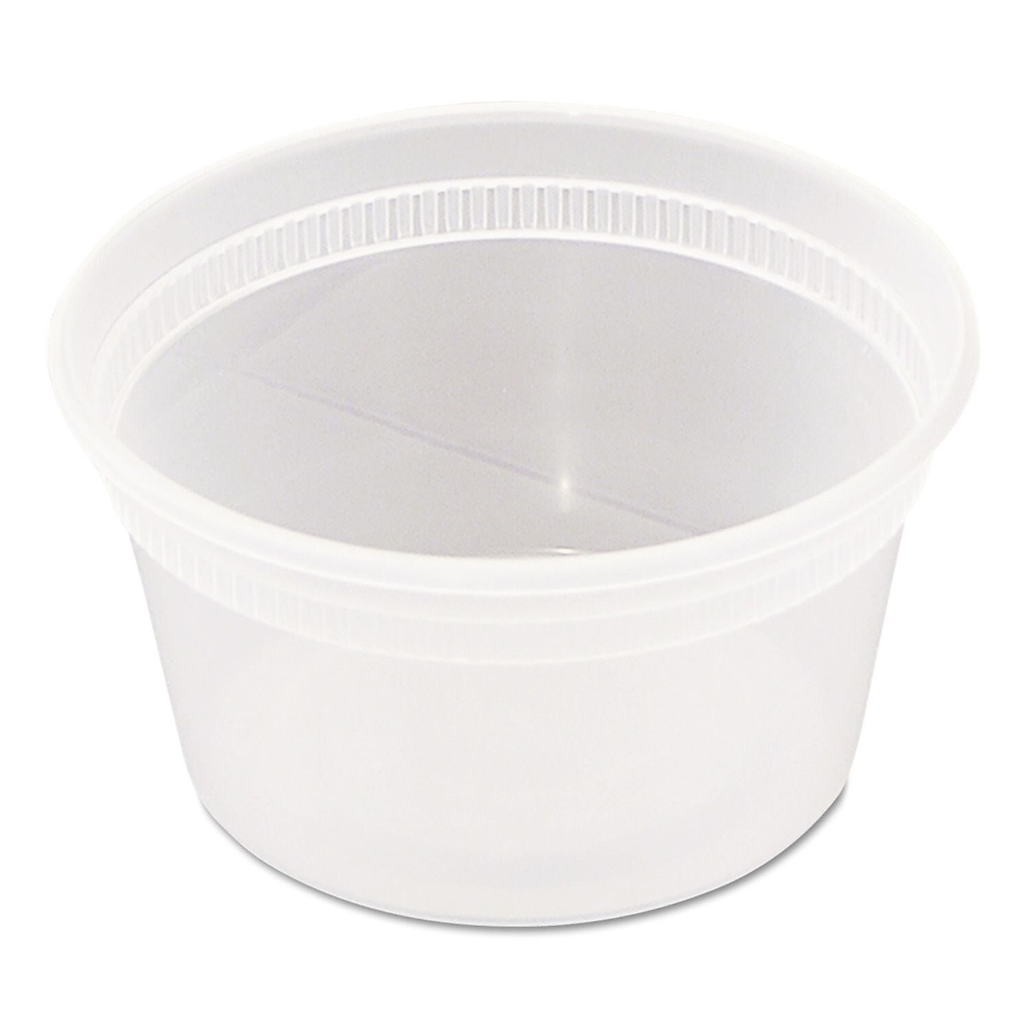 Pactiv DELItainer® Microwavable Container Combo, 12 oz, Clear, 240/carton (PAC YL2512)