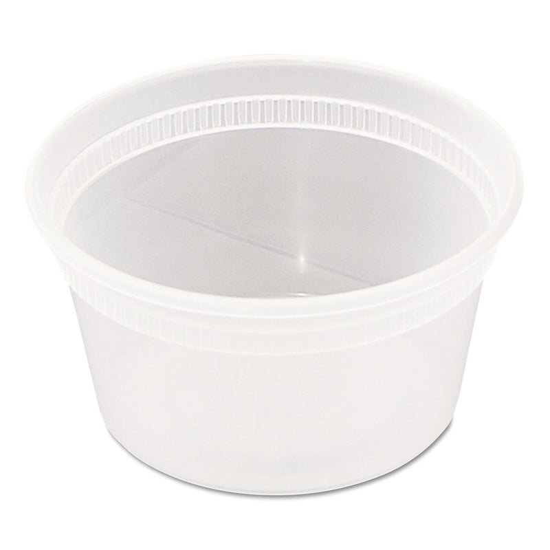 Pactiv DELItainer® Microwavable Container Combo, 12 oz, Clear, 240/carton (PAC YL2512)