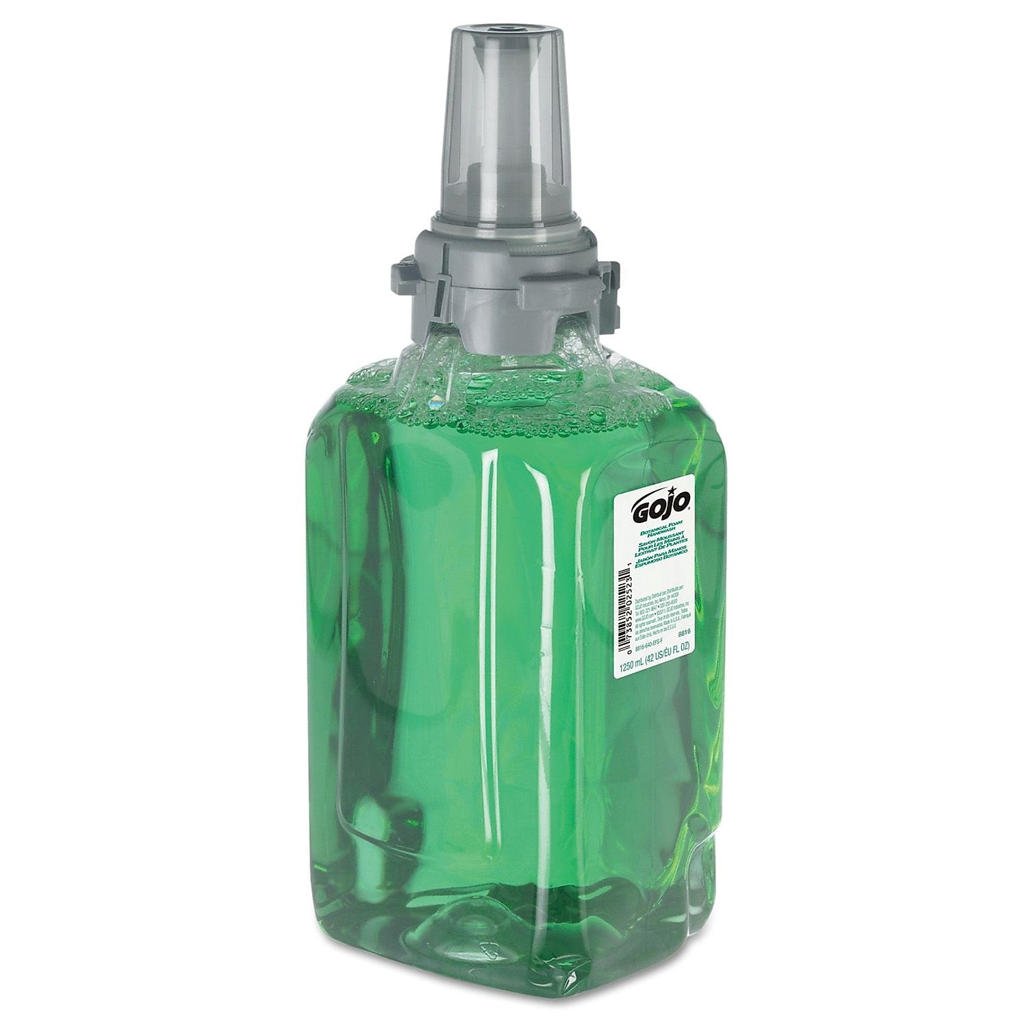 GOJO ADX-12 Foam Hand Soap Refill for GOJO ADX-12 Dispenser, Botanical Scent, 1250 mL, 3/Carton(8816-03)
