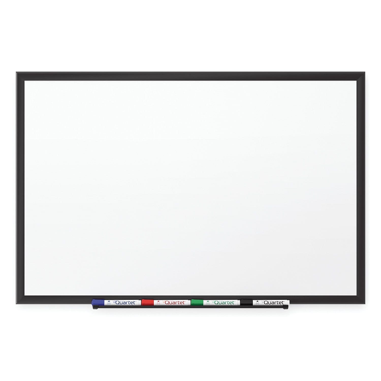 Quartet Premium DuraMax Porcelain Dry-Erase Whiteboard, Aluminum Frame, 3' x 2' (2543B)