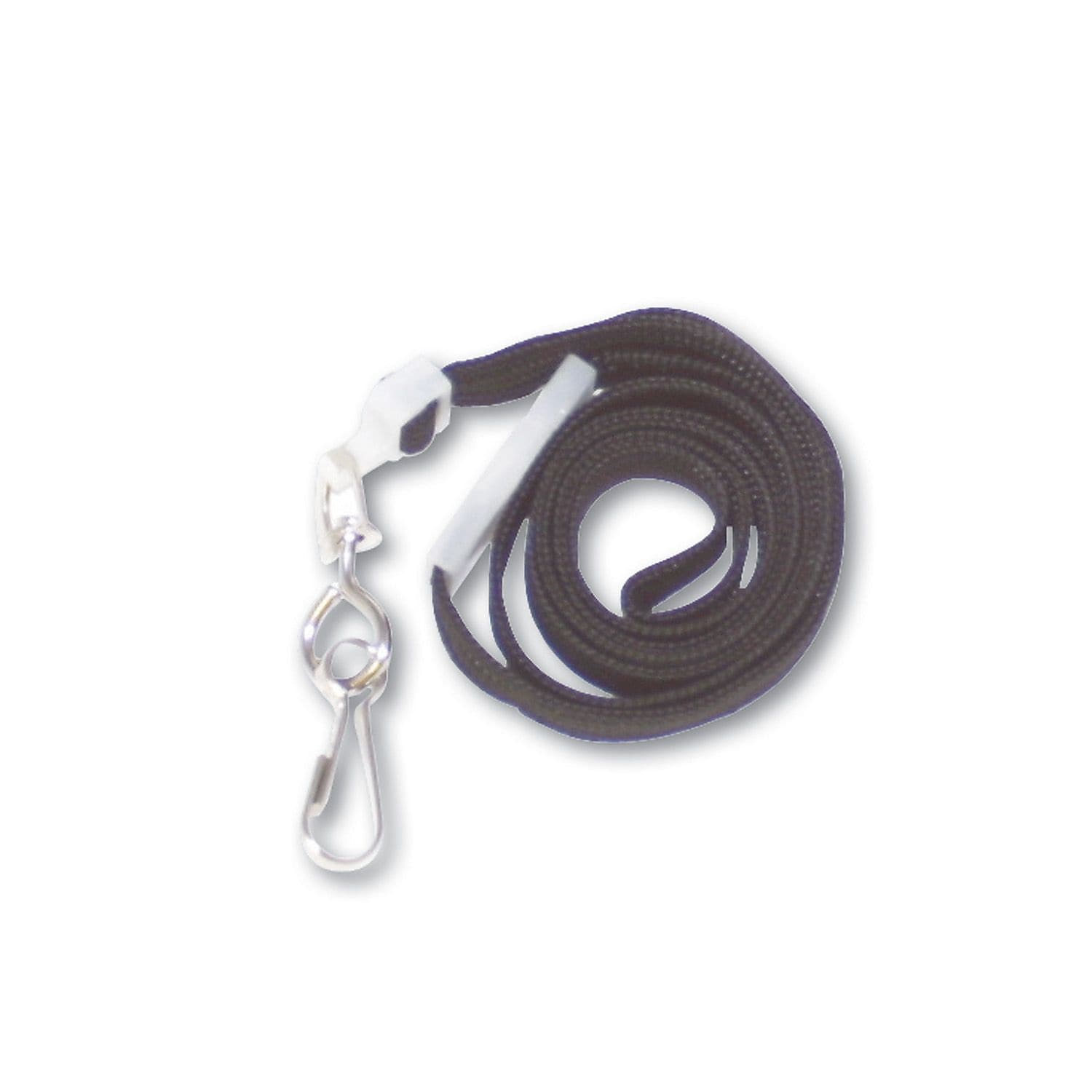 Advantus Deluxe Safety Lanyard, Black, 24/Box (75404)