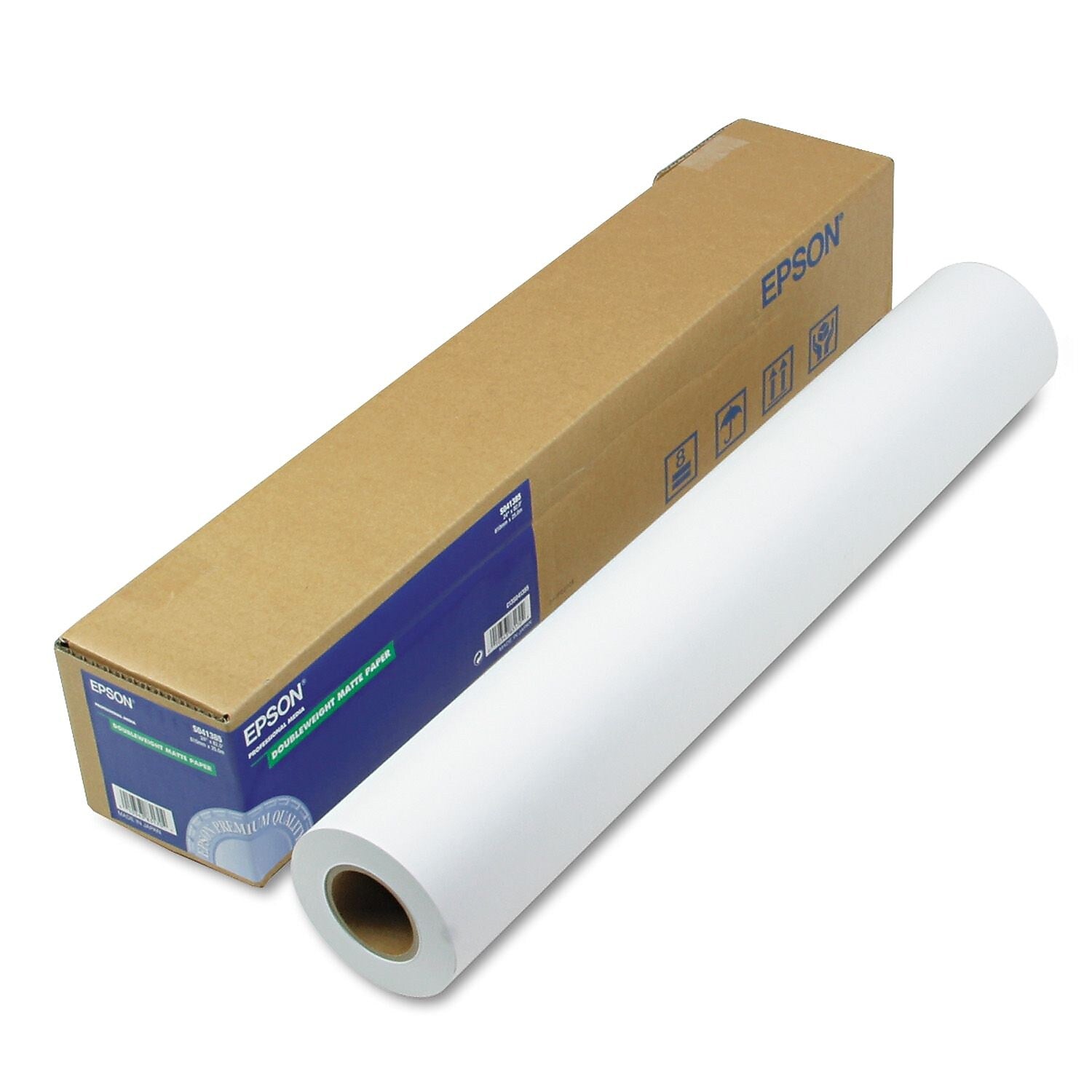 Epson Wide Format CAD Inkjet Bond Paper, 24" x 82', Matte Finish (EPSS041385)
