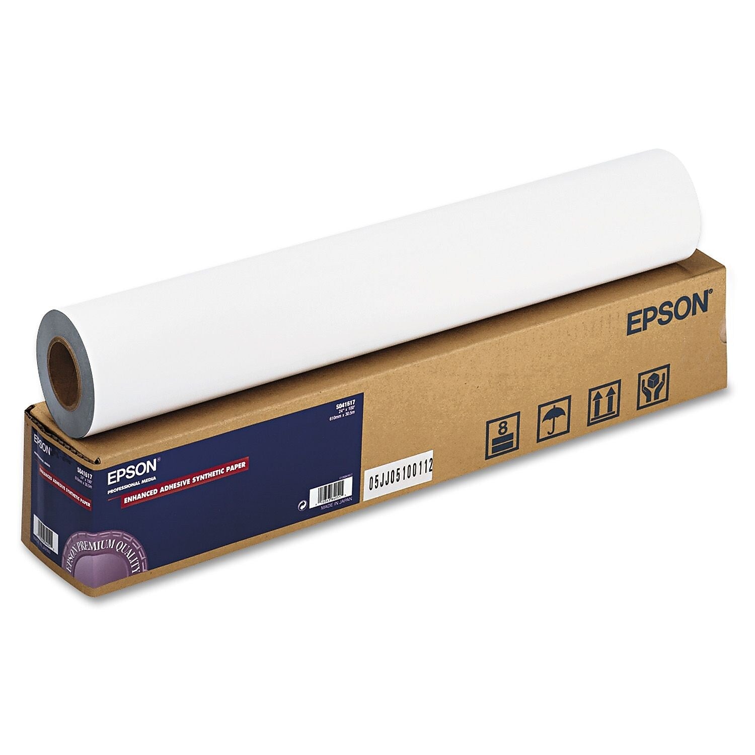 Epson Wide Format Canvas Paper, 24" x 100', Matte Finish (EPSS041617)
