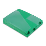 Pendaflex® Colored Poly Out Guides with Center Tab, Letter, Green, 50/Box (13543)