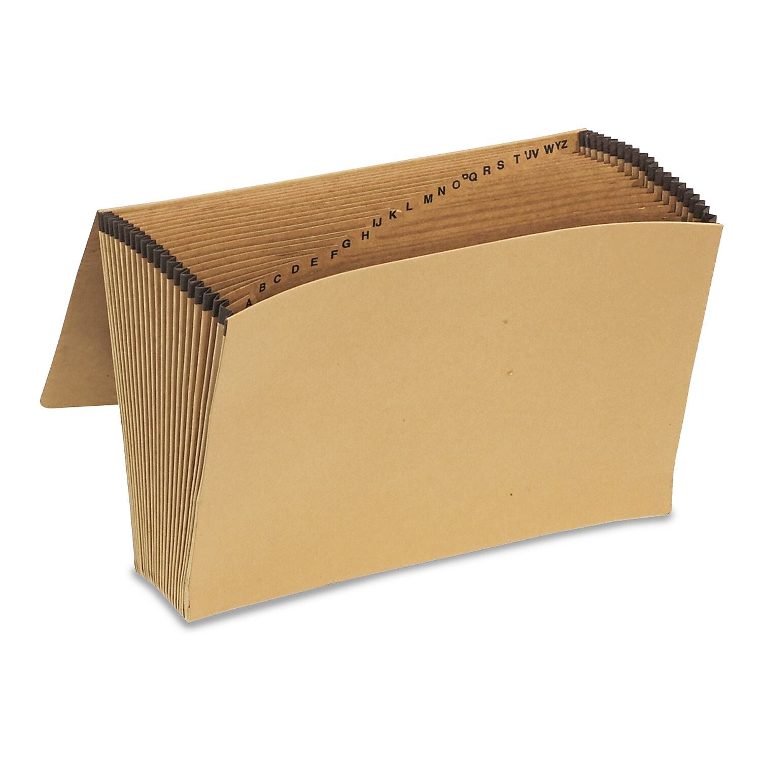 Pendaflex Essentials A-Z Expanding File, 21 Pockets, Kraft, Legal, Brown