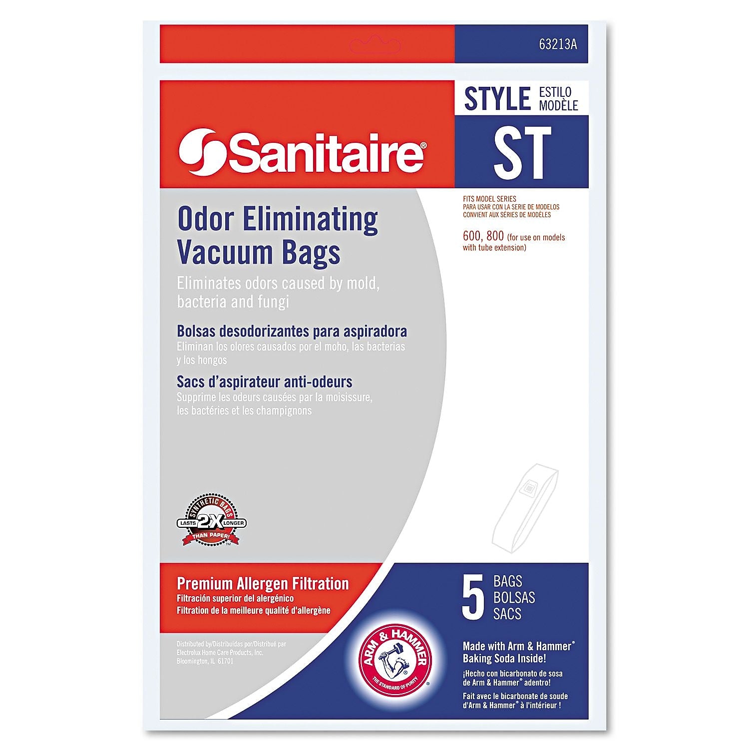 Electrolux Sanitaire® Disposable Bags For SC600 & SC800 Series Vacuums (63213A-10)