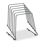 Fellowes®,  Wire Step File II,  5 Comp,  Steel,  7 1/4 x 6 x 8 1/4,  Black,  Each (69712)