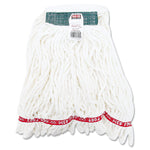 Rubbermaid Web Foot Standard Mop, Tailband, 6/Carton (FGA21206WH00)