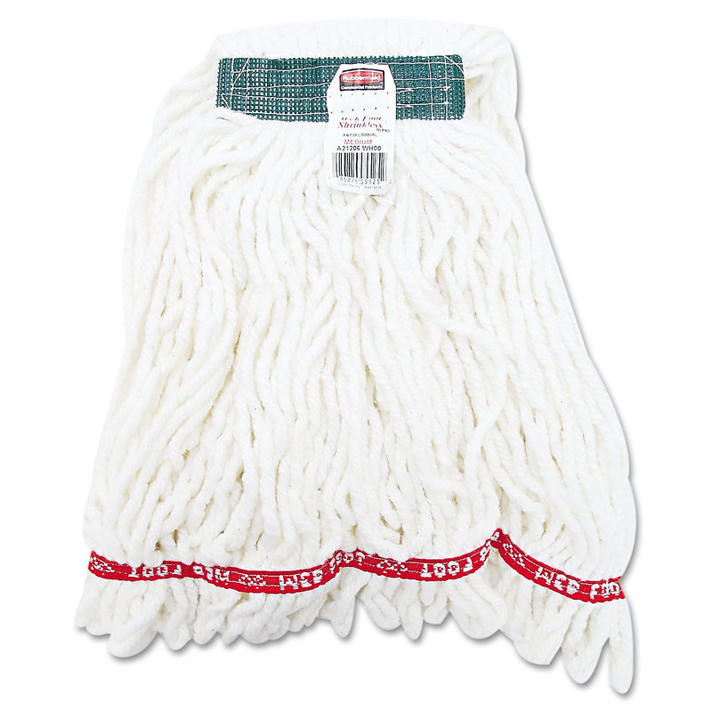 Rubbermaid Web Foot Standard Mop, Tailband, 6/Carton (FGA21206WH00)