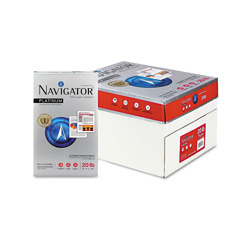 Navigator 8.5" x 14" Laser Paper, 99 Brightness, 5000/Carton (NPL1420)