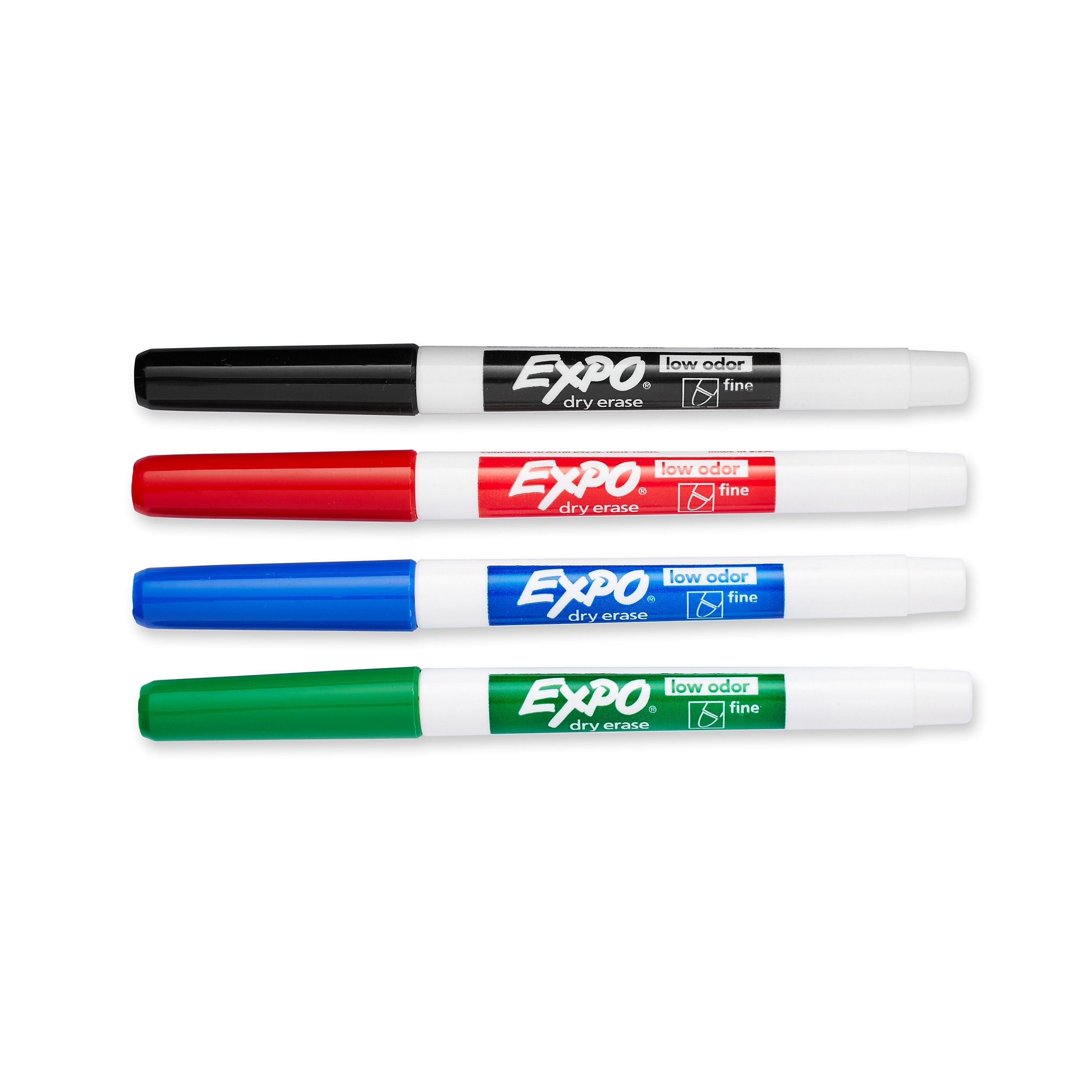 Expo Dry Erase Markers, Fine Tip, Assorted Inks, 48/Carton (86074)