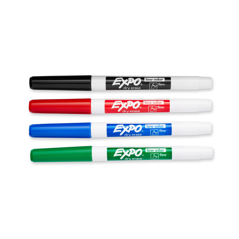 Expo Dry Erase Markers, Fine Tip, Assorted Inks, 48/Carton (86074)