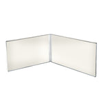 Azar Sign Holder, 8.5" x 5.5", Horizontal, Table Top, Clear, Acrylic, 10/Pack (107704-10PK)