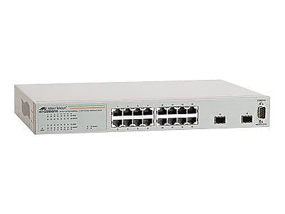 Allied Telesis 16-Port Gigabit Ethernet Managed Switch, 10/100/1000 Mbps (AT-GS950/16-10)