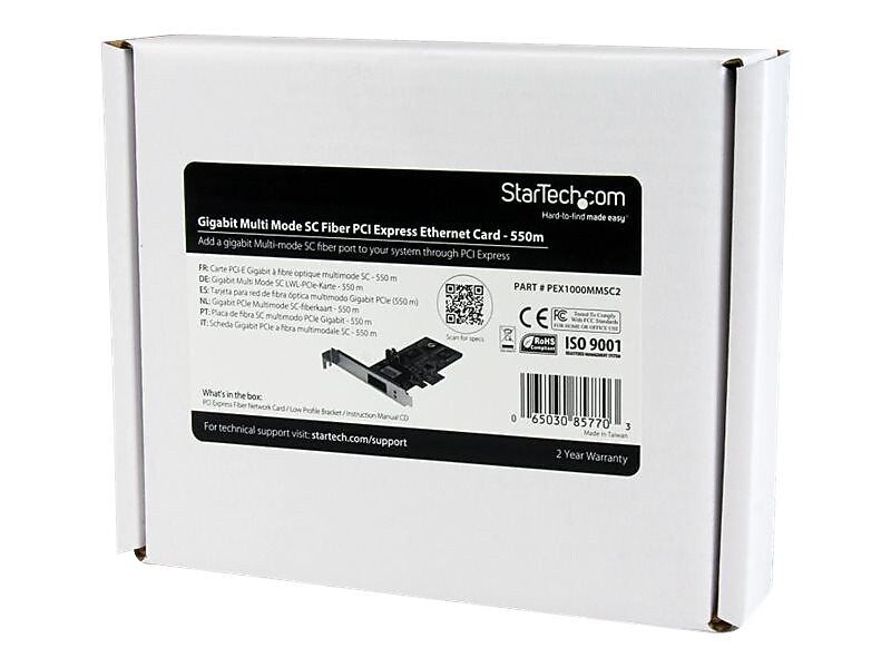 StarTech PCIe Gigabit Ethernet Adapter (PEX1000MMSC2)