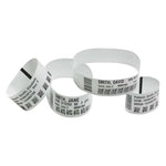 Zebra Z-Band Permanent Adhesive Direct Thermal Wristband for HC100 Printer, White, 300 Labels/Roll, 6 Rolls/Box (10015358K)