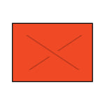 Garvey Labels, Fluorescent Red (1812-03050)