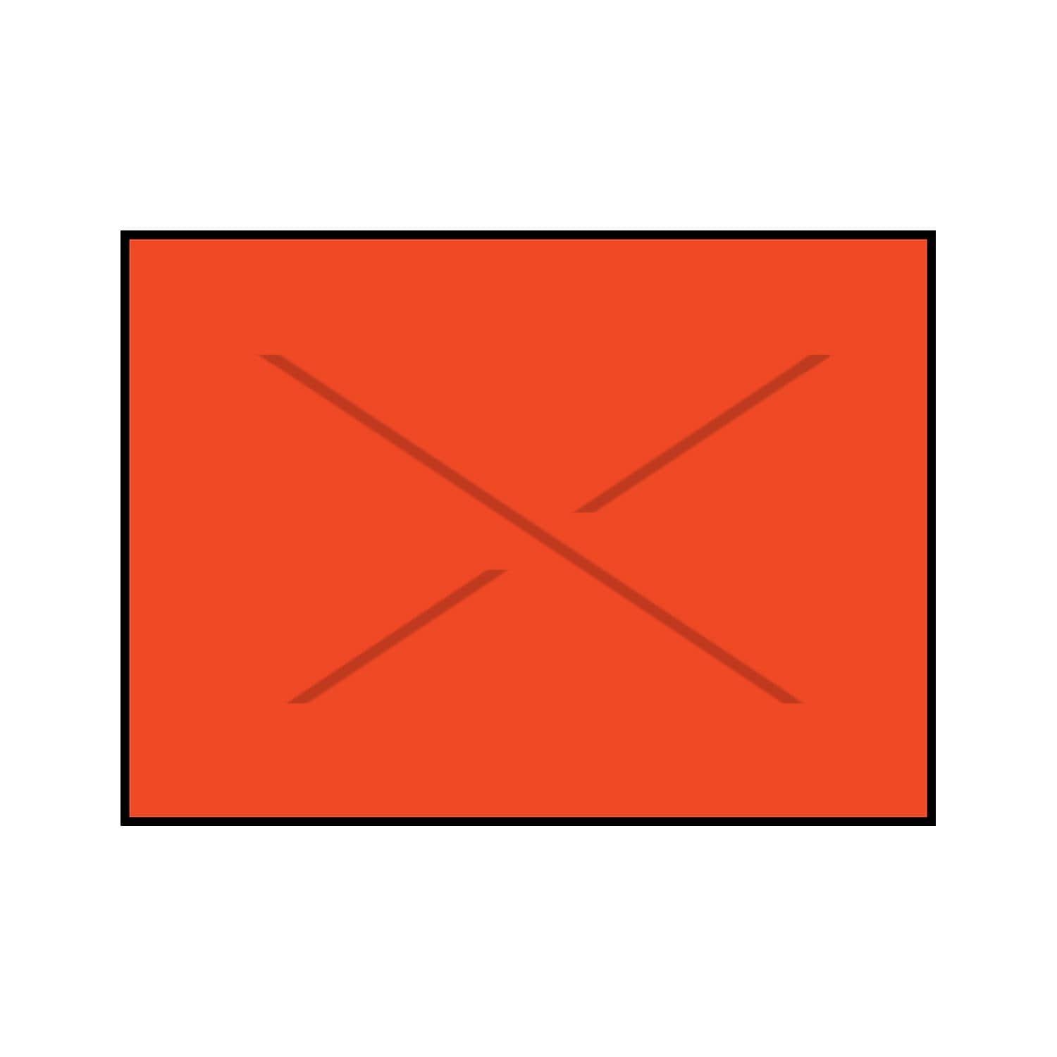 Garvey Labels, Fluorescent Red (1812-03050)