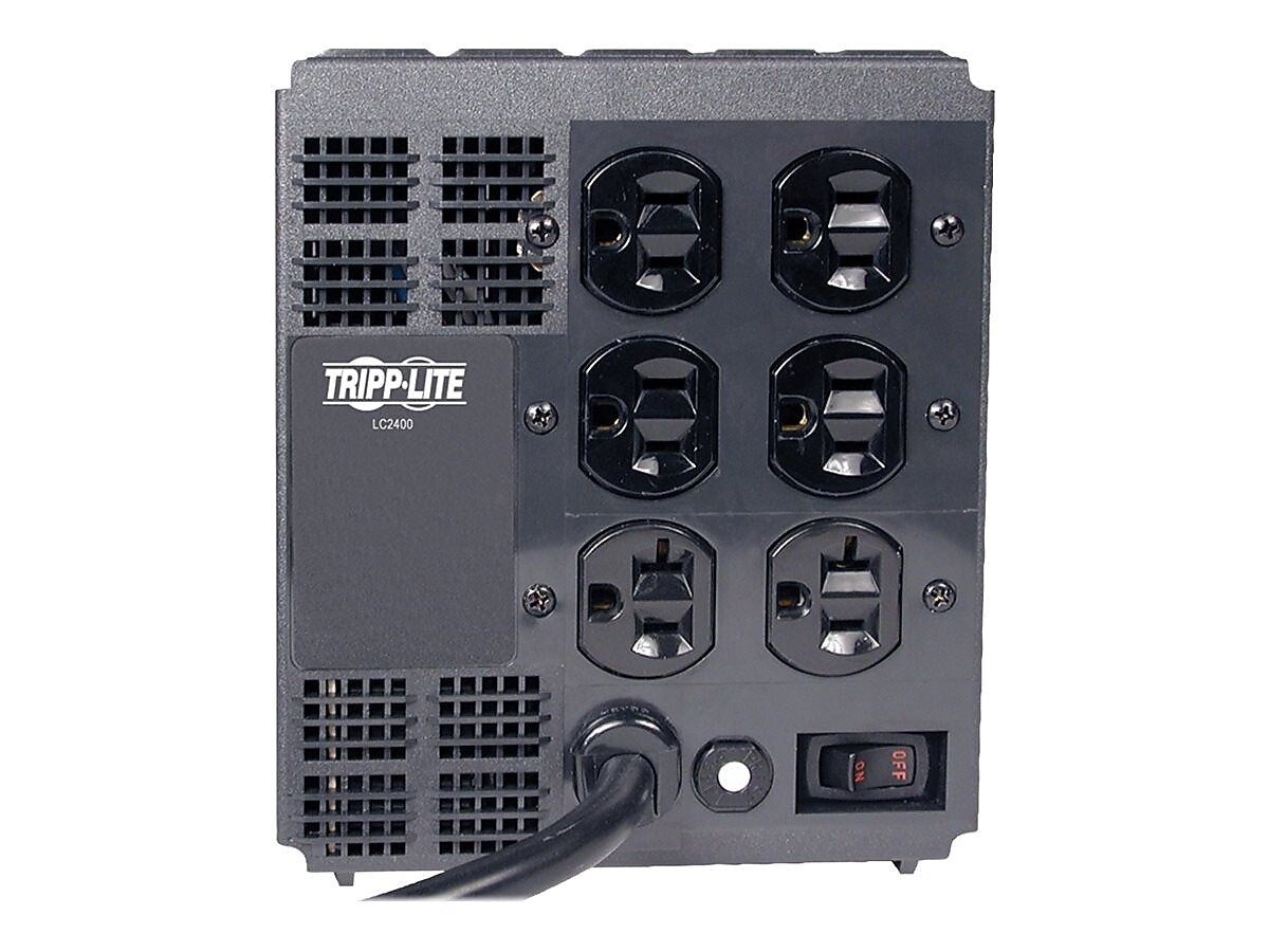 Tripp Lite LC2400 6-Outlet 1440 J Power Conditioner, 6' Cord